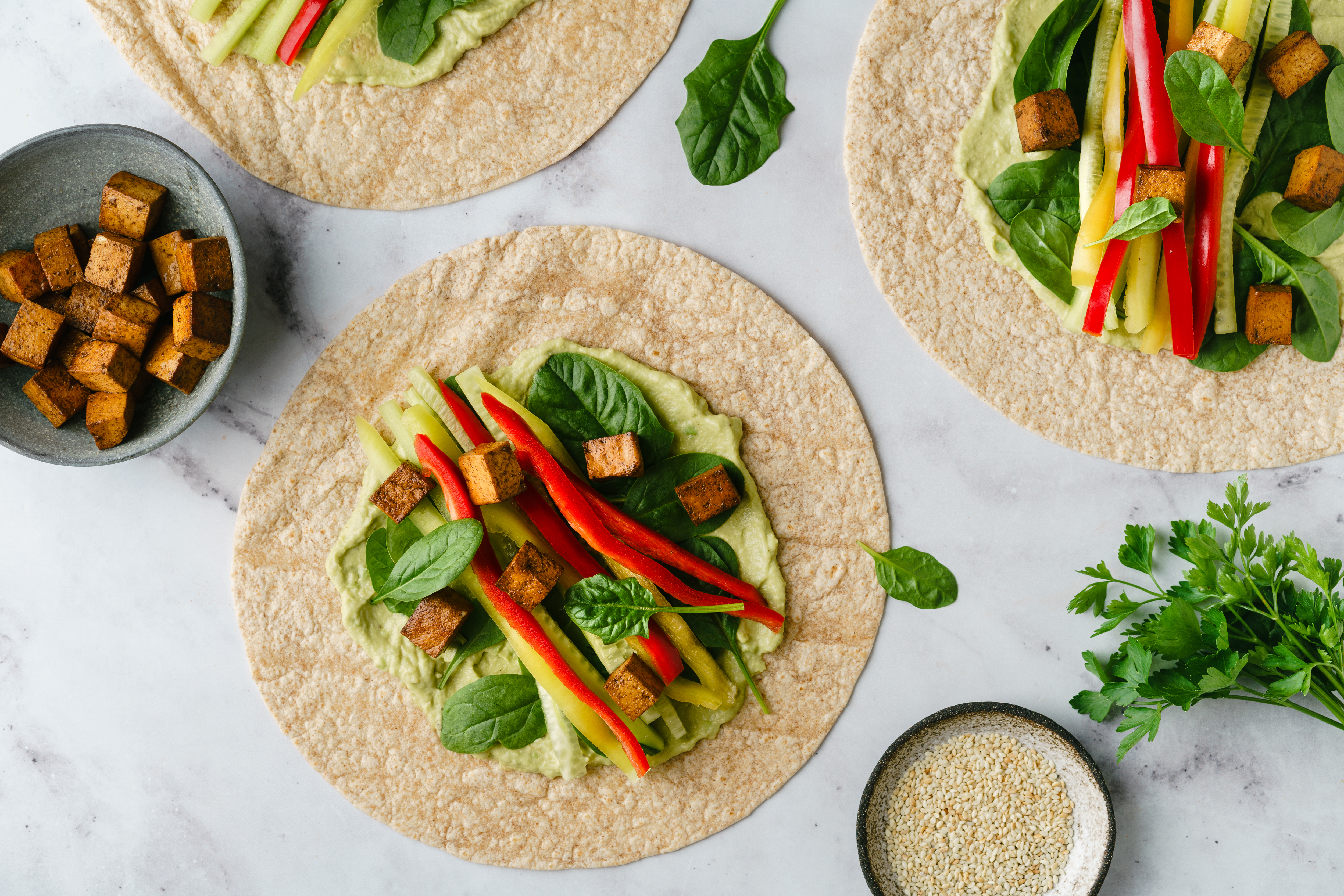 Fresh veggie wraps with tofu (8).jpg